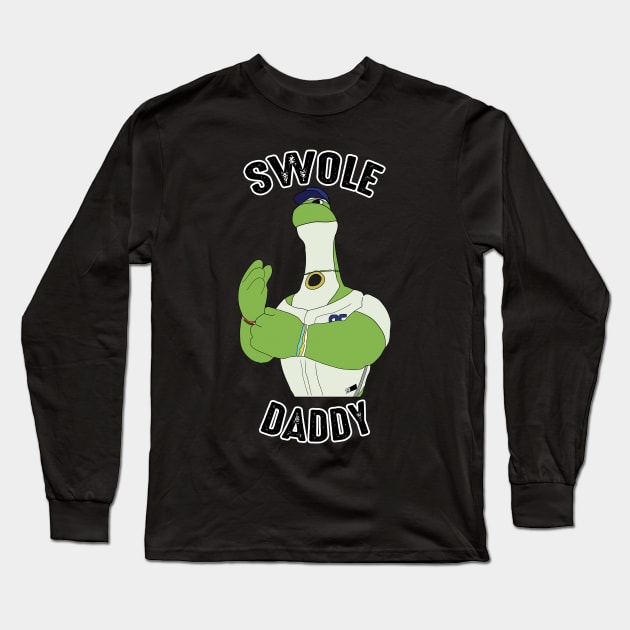 Swole Daddy NC Dinos Swole Daddy Long Sleeve T Shirt TeePublic